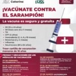 Impulsa SC e IMSS macro brigada contra sarampión