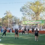 Rehabilitan canchas de fútbol en Guadalupe