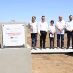 Ponen primera piedra en colonia de Linares para 1200 casas