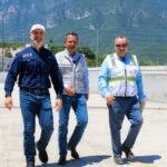 Supervisan construcción de puente vial “La Rioja”