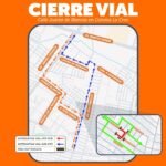Anuncian cierre vial en Guadalupe