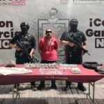 Cae en García hombre con droga y ladrón de Oxxo