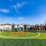 Estrenan cancha de futbol 605 en Parque El Cuchillo