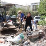 Vecinos de Santa Catarina brigada de limpieza