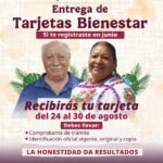 Entregarán tarjetas de  Pensiones Mujeres  y para Adultos Mayores