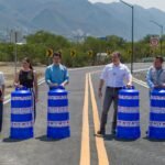 Entrega Monterrey segunda parte de obra vial en Huajuco