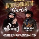 García celebrará el Grito con una gran fiesta mexicana