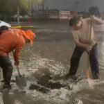 Guadalupe bajo operativo emergente por fuertes lluvias