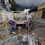 Retira Nava de rejillas basura arrastrada por lluvias