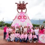 Visten de rosa a Niña Cangrejo; promueven detección del cáncer